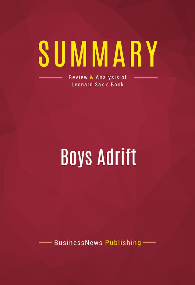 Okładka książki dla Summary: Boys Adrift