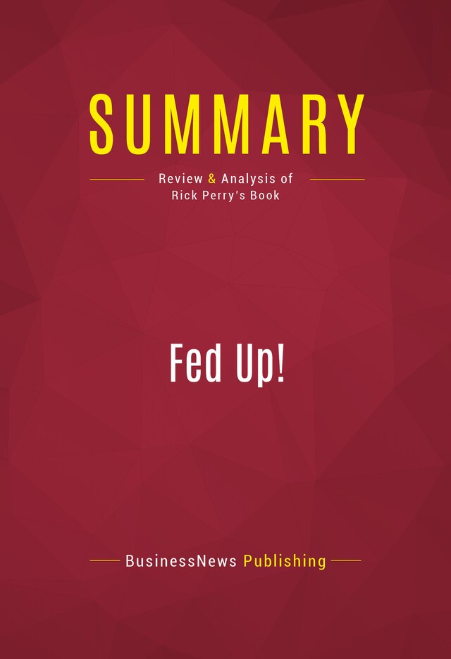 Book cover for Summary: Fed Up!