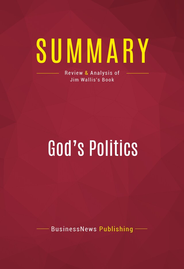 Buchcover für Summary: God's Politics