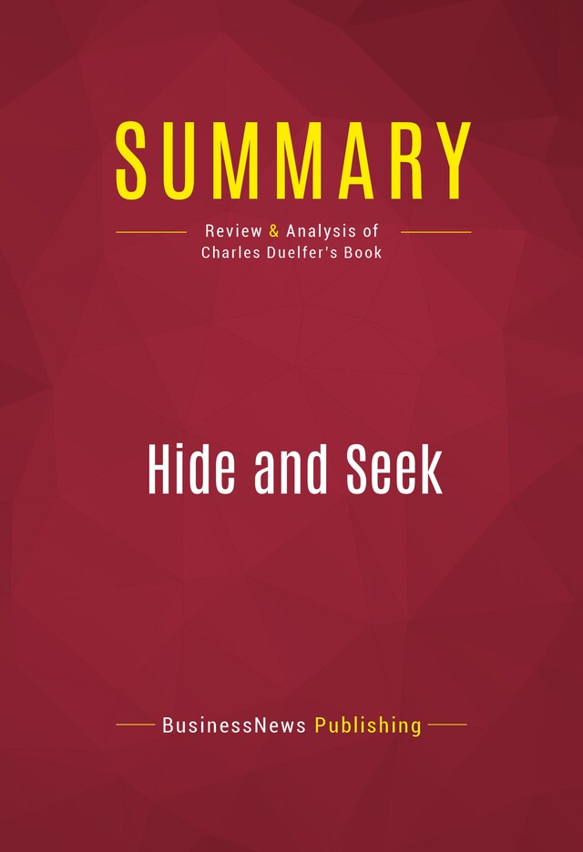 Book cover for Summary: Hide and Seek