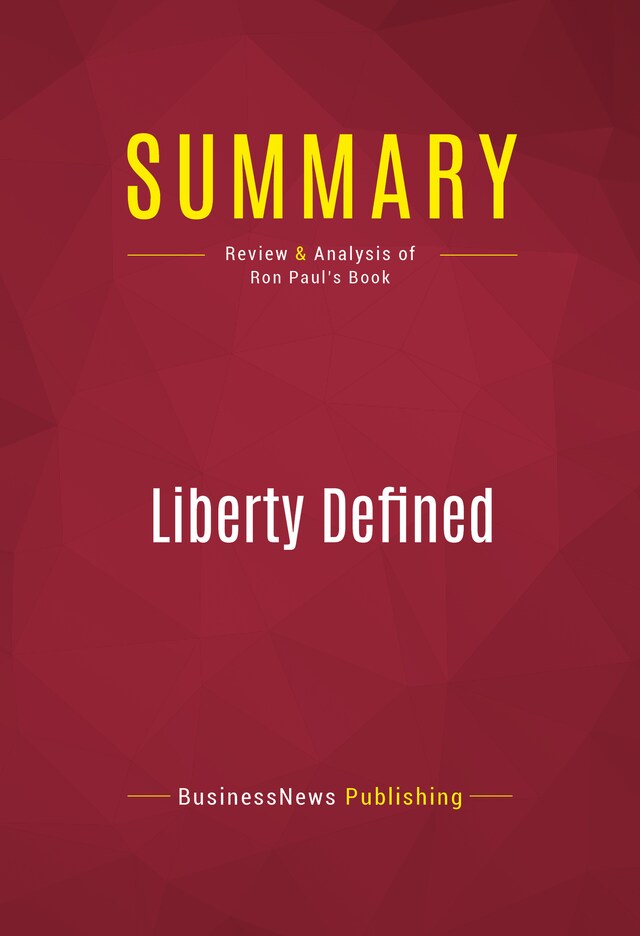 Book cover for Summary: Liberty Defined