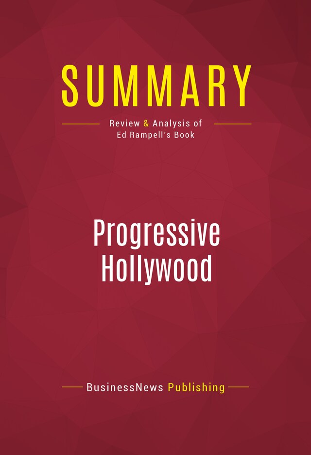 Buchcover für Summary: Progressive Hollywood