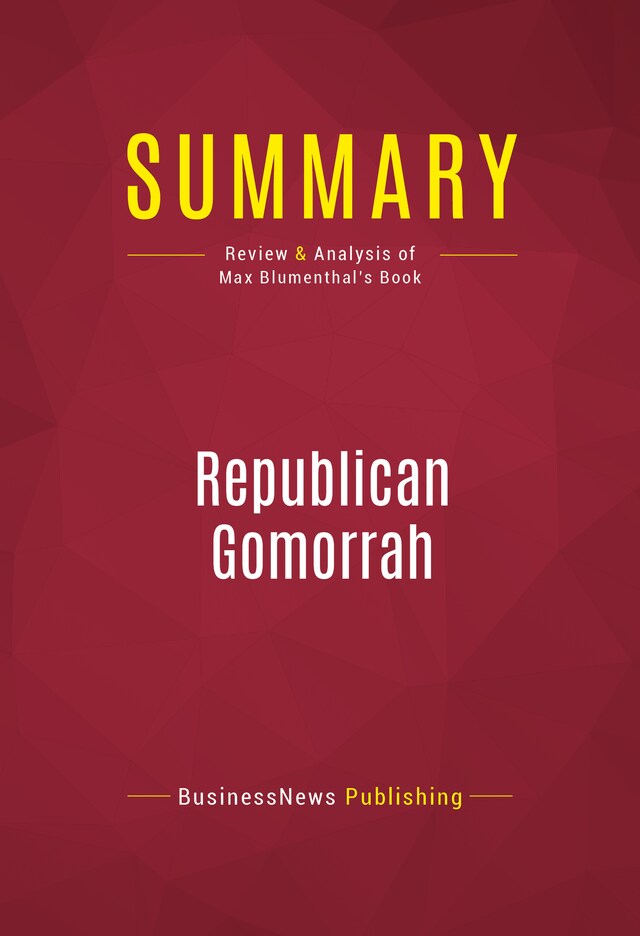 Buchcover für Summary: Republican Gomorrah