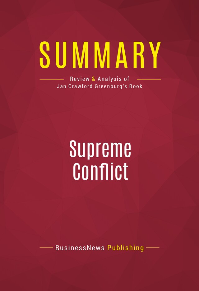 Buchcover für Summary: Supreme Conflict