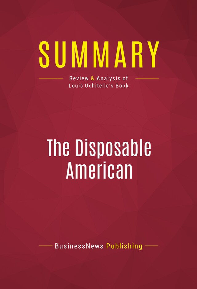 Buchcover für Summary: The Disposable American