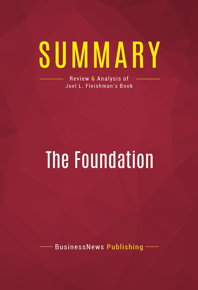 Book cover for Summary: The Foundation