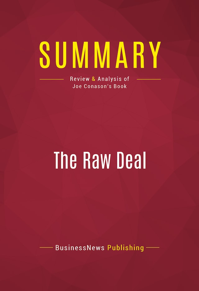 Book cover for Summary: The Raw Deal