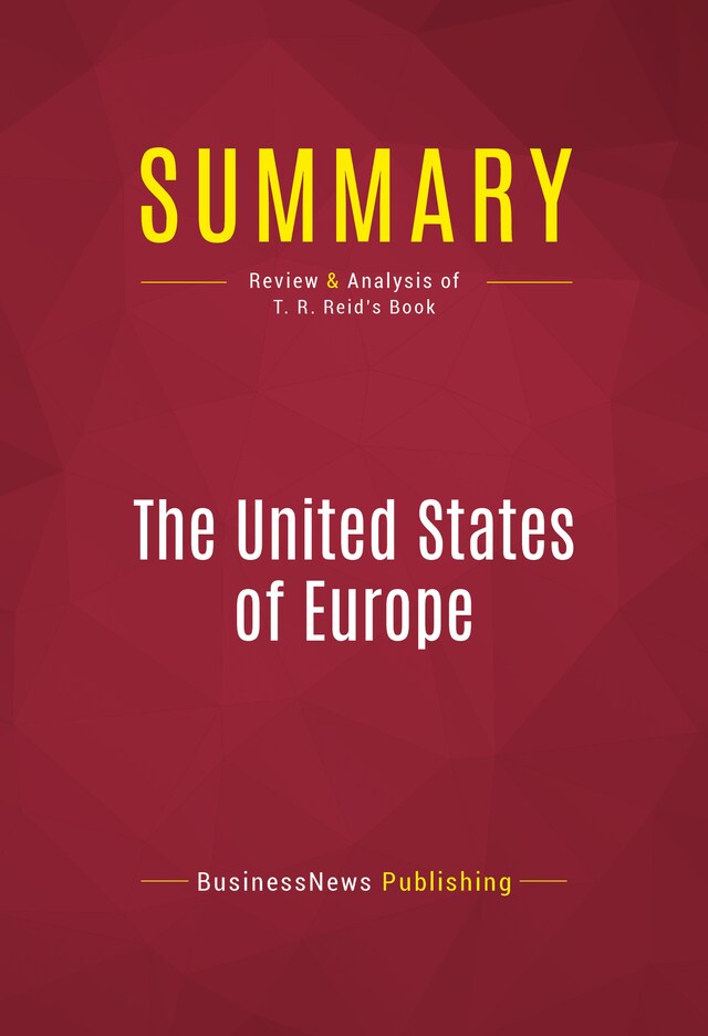 Book cover for Summary: The United States of Europe