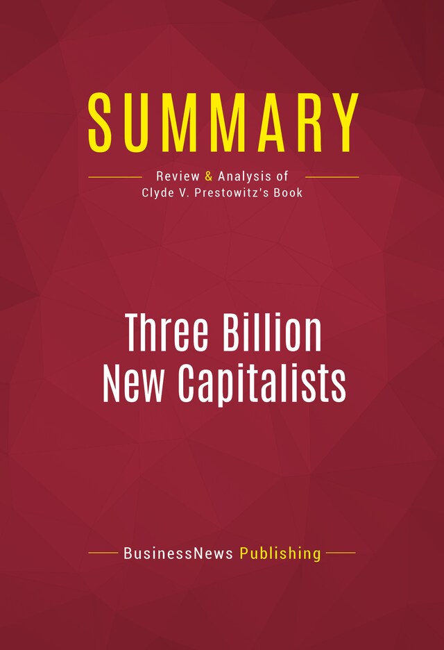 Buchcover für Summary: Three Billion New Capitalists