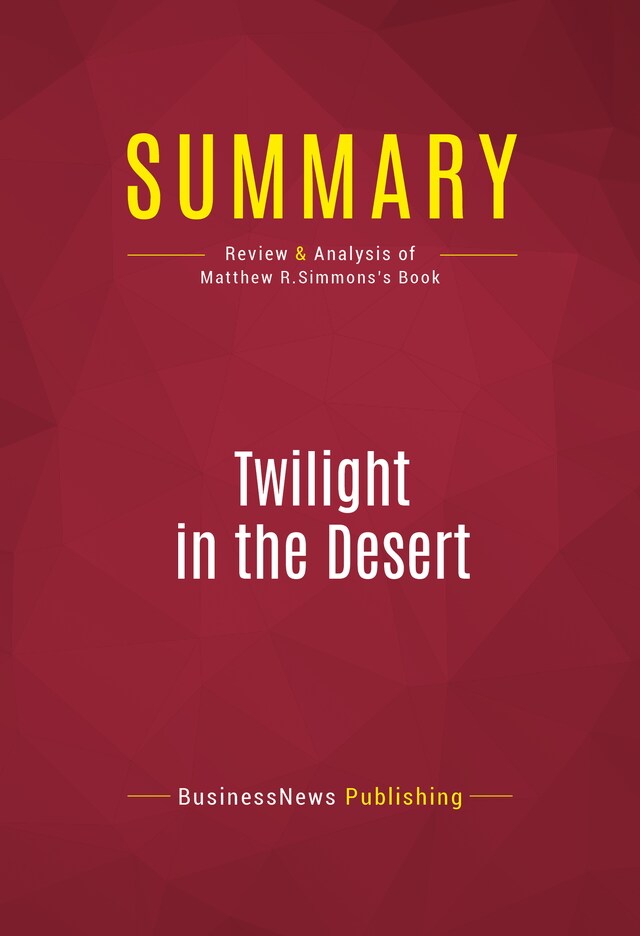 Buchcover für Summary: Twilight in the Desert