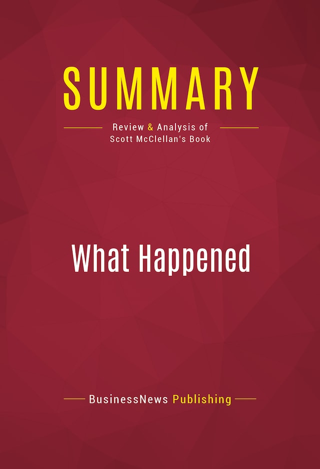 Buchcover für Summary: What Happened