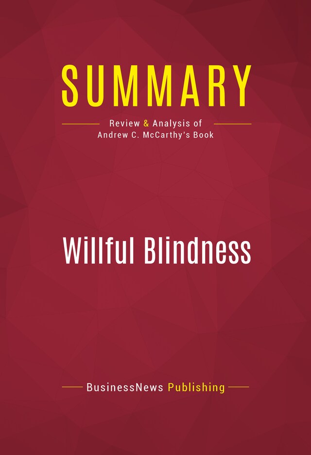 Boekomslag van Summary: Willful Blindness