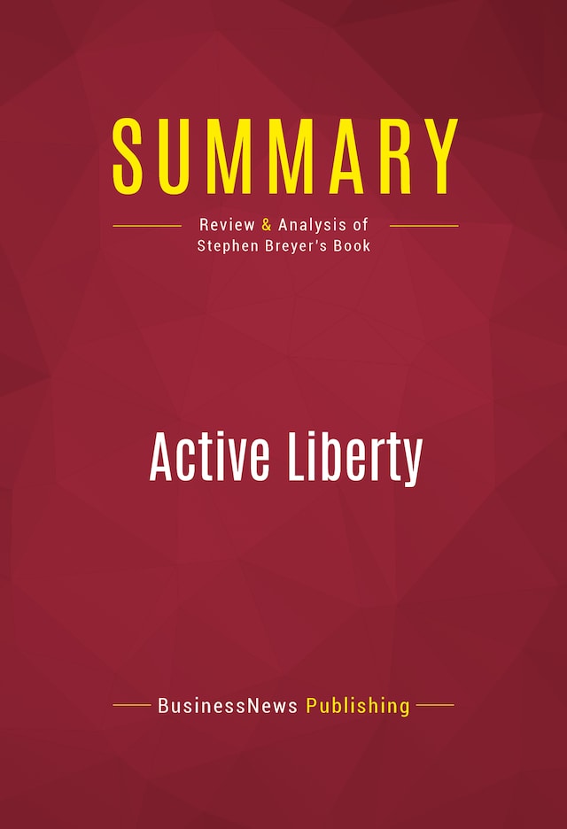 Buchcover für Summary: Active Liberty