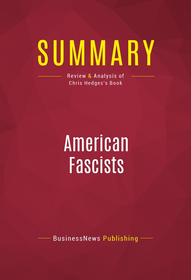 Book cover for Summary: American Fascists