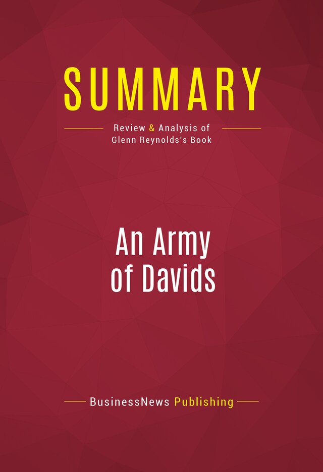 Book cover for Summary: An Army of Davids