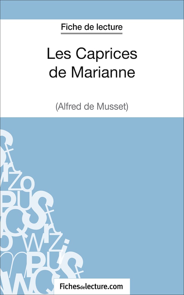 Book cover for Les Caprices de Marianne d'Alfred de Musset (Fiche de lecture)