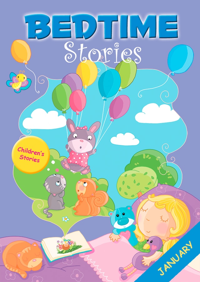 Couverture de livre pour 31 Bedtime Stories for January