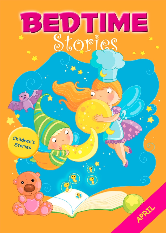 Couverture de livre pour 30 Bedtime Stories for April