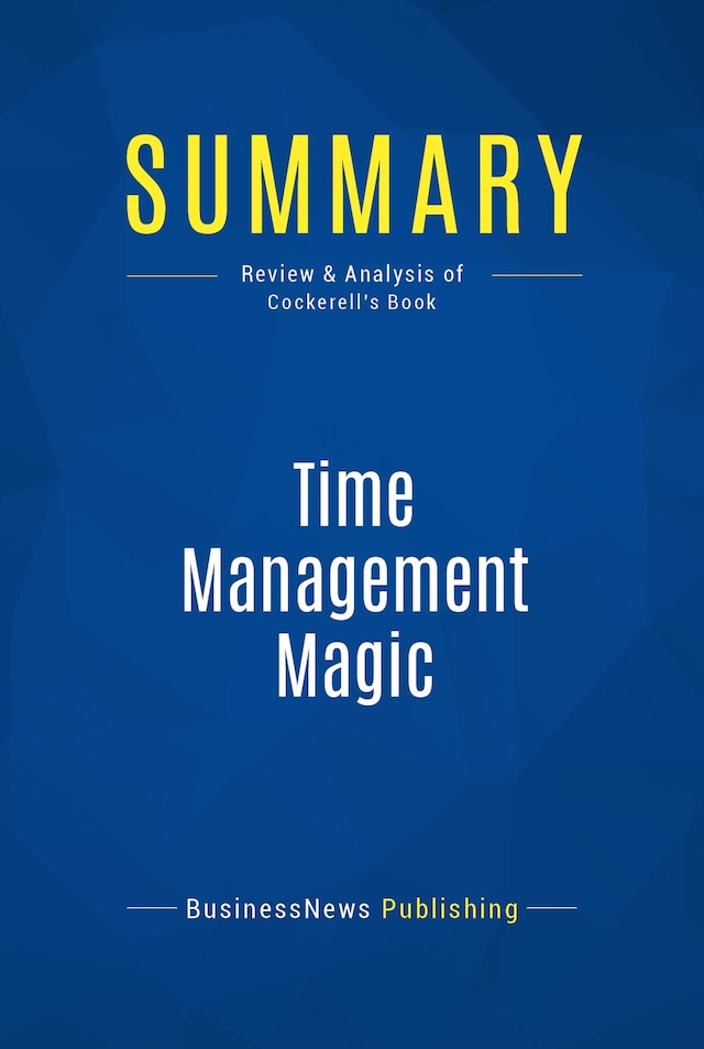 Book cover for Summary: Time Management Magic