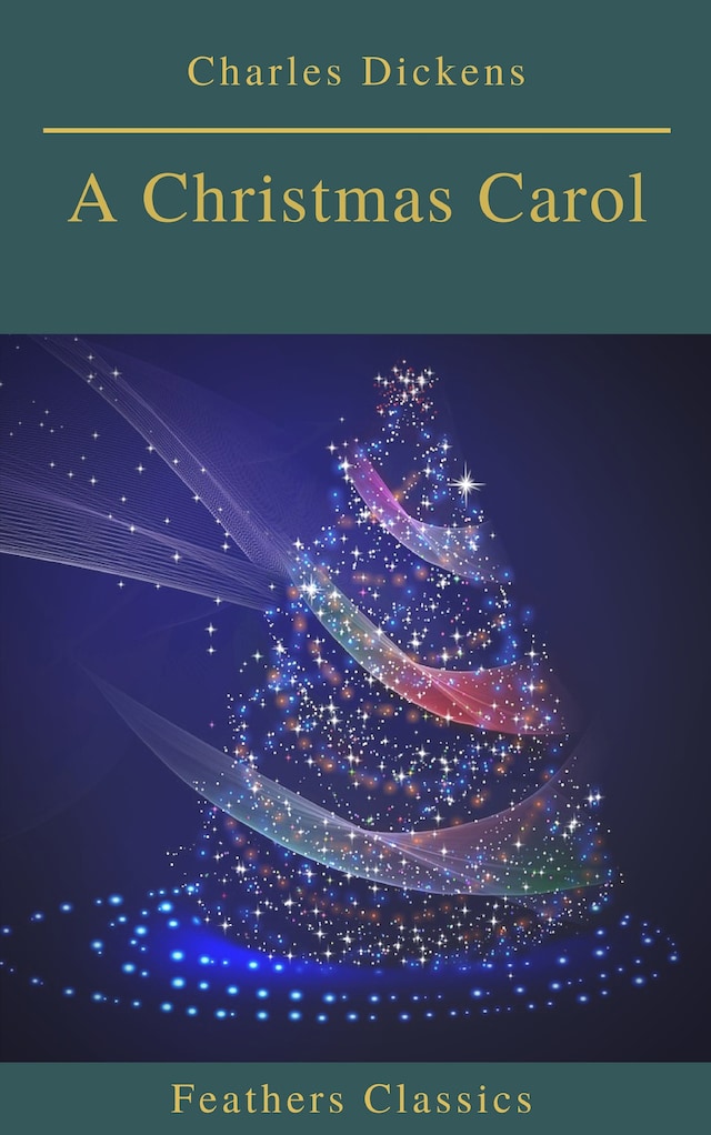 Okładka książki dla A Christmas Carol (Feathers Classics)