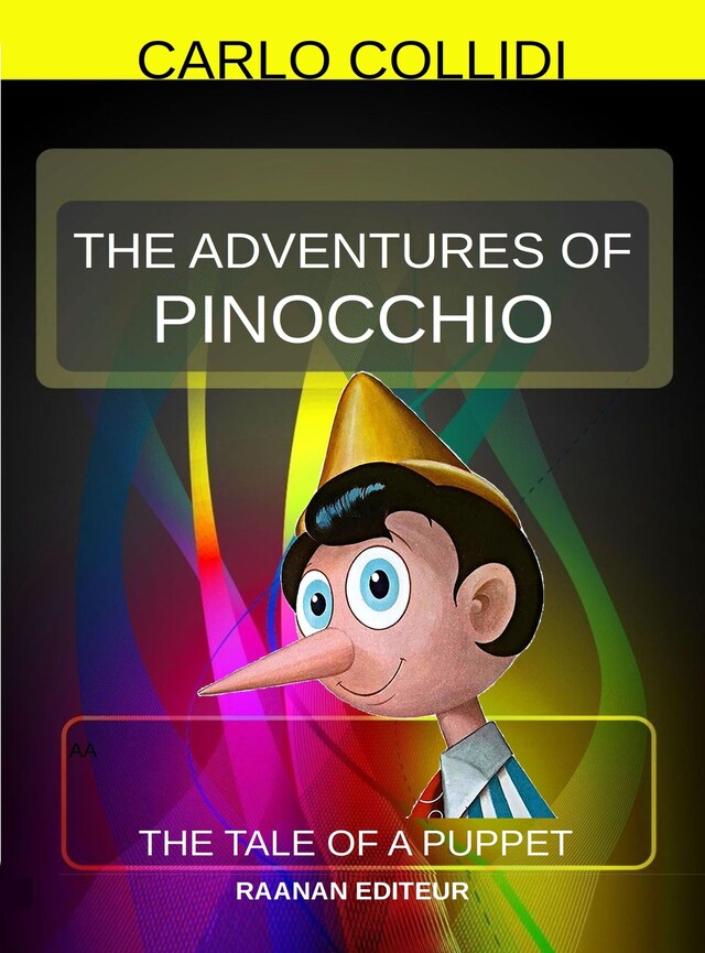 Okładka książki dla the adventures of Pinocchio