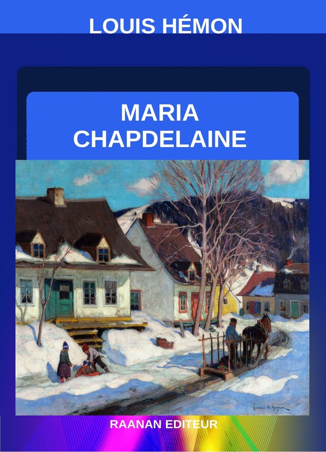 Boekomslag van Maria Chapdelaine