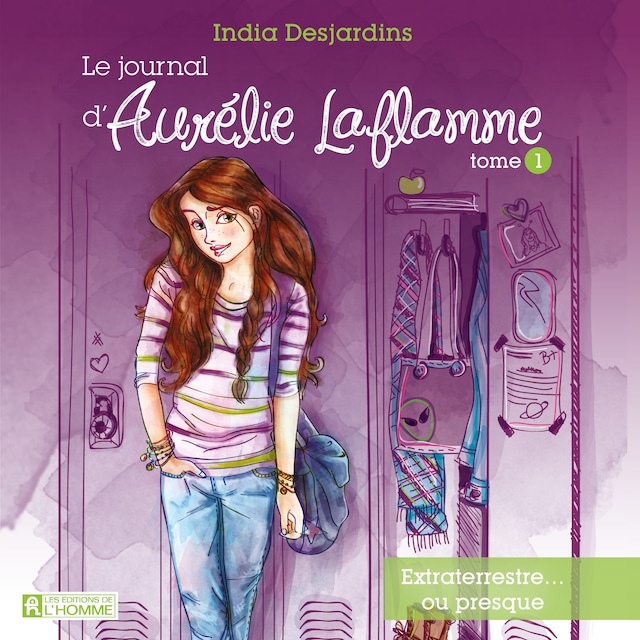 Book cover for Le journal d'Aurélie Laflamme - Tome 1