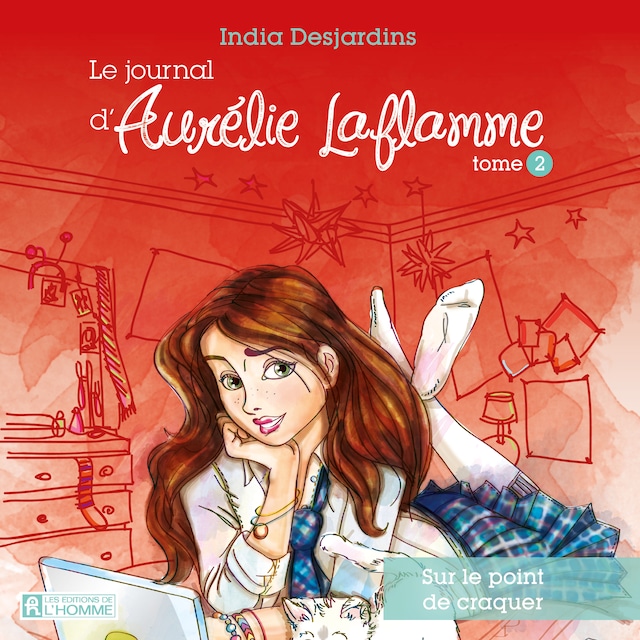 Boekomslag van Le journal d'Aurélie Laflamme - Tome 2