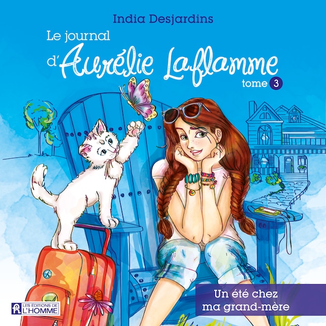 Boekomslag van Le journal d'Aurélie Laflamme - Tome 3