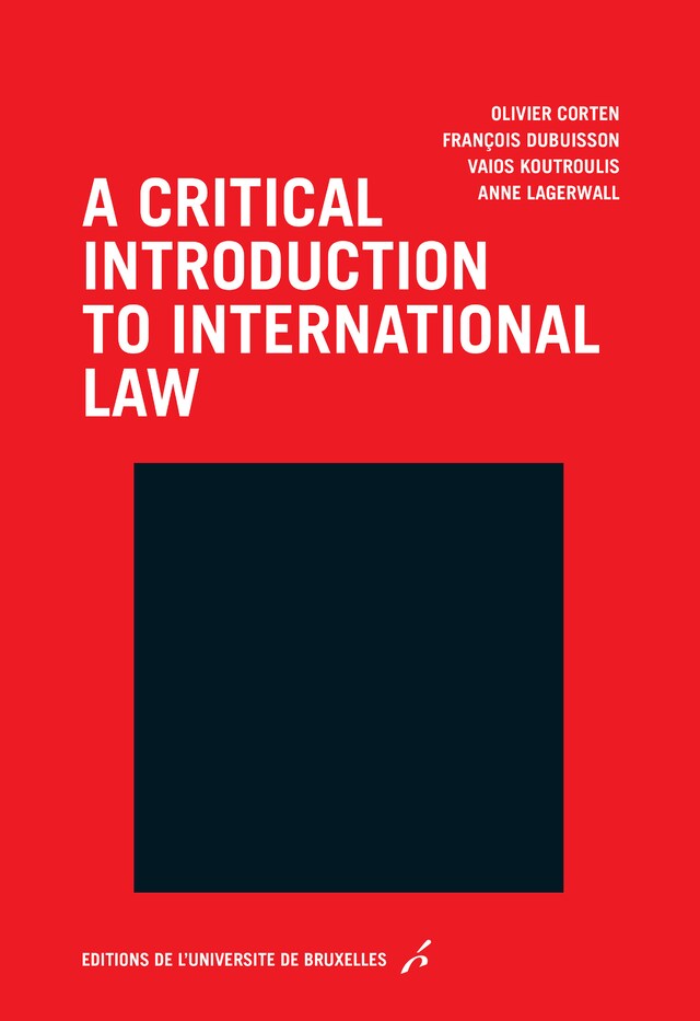 Okładka książki dla A critical introduction to international law