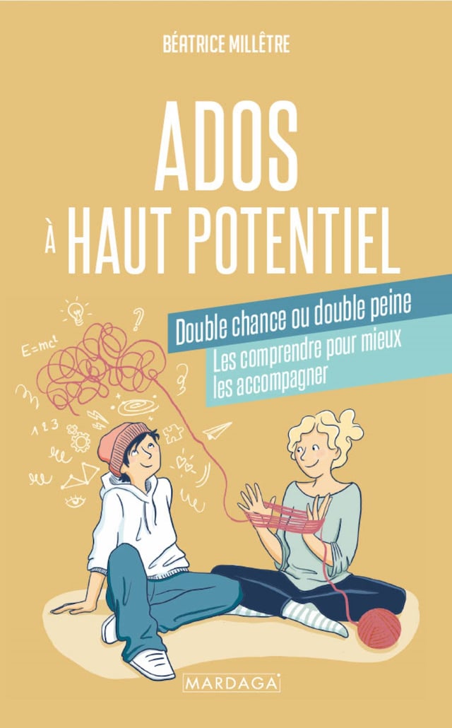 Buchcover für Ados à haut potentiel, double chance ou double peine