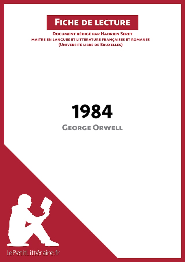 Book cover for 1984 de George Orwell (Fiche de lecture)