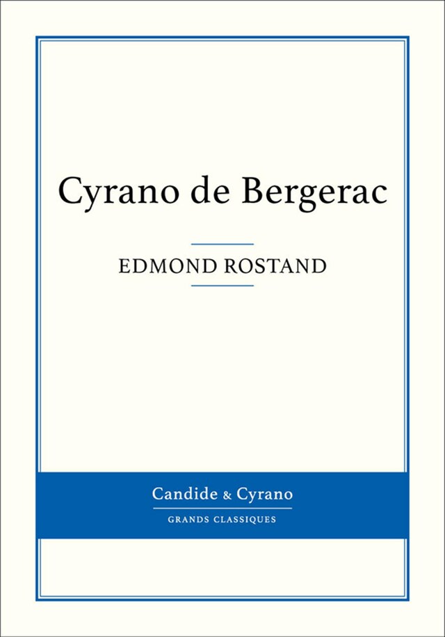 Kirjankansi teokselle Cyrano de Bergerac