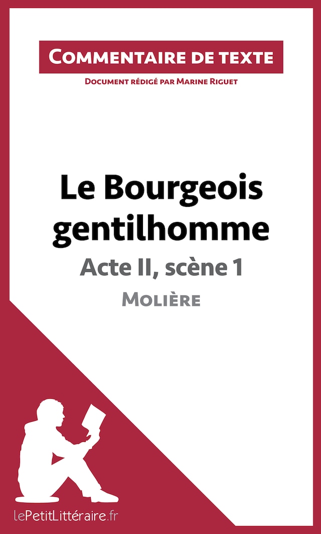 Book cover for Le Bourgeois gentilhomme de Molière - Acte II, scène 1 (Commentaire de texte)