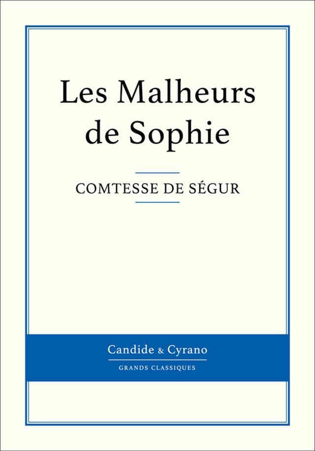 Book cover for Les Malheurs de Sophie