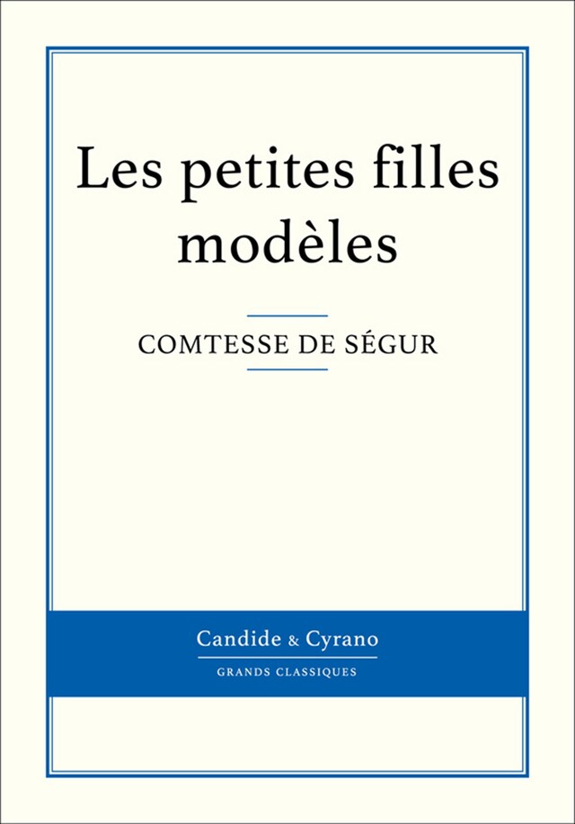 Book cover for Les petites filles modèles