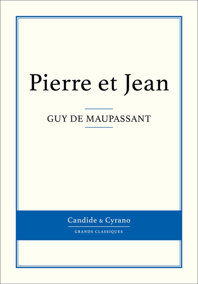 Book cover for Pierre et Jean