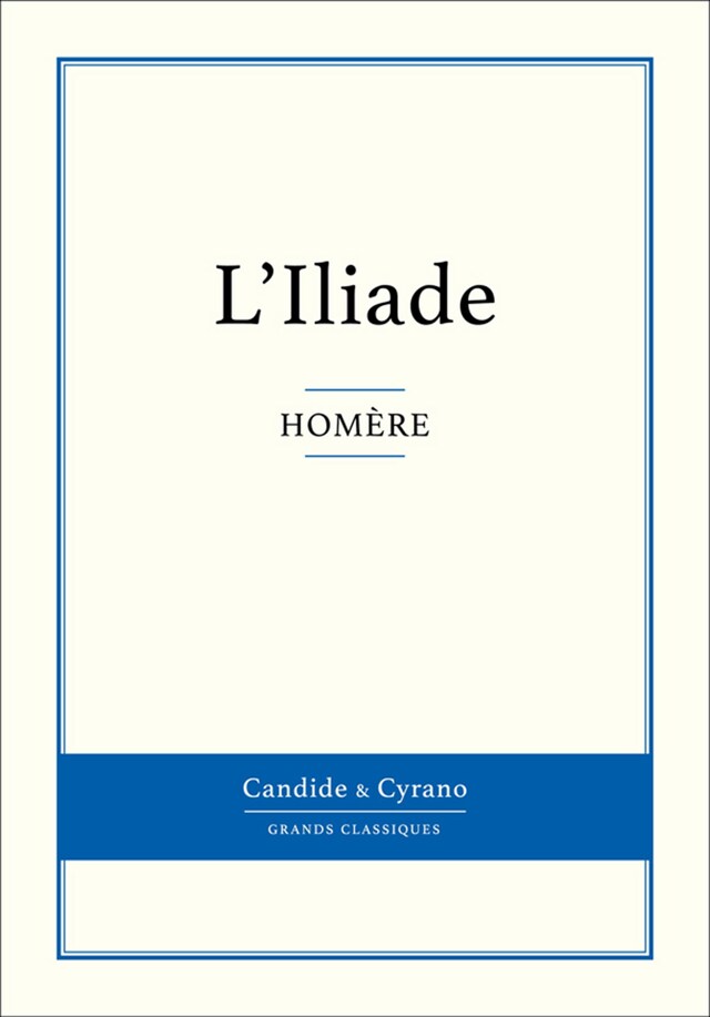 Book cover for L'Iliade