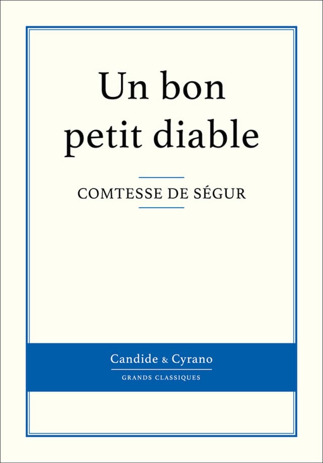Okładka książki dla Un bon petit diable