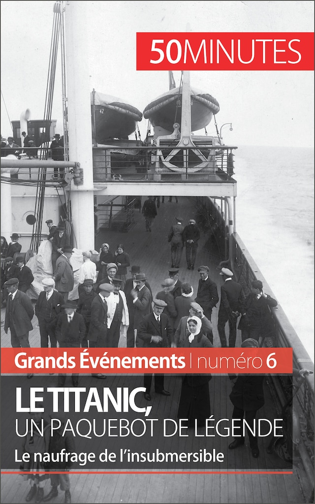 Boekomslag van Le Titanic, un paquebot de légende