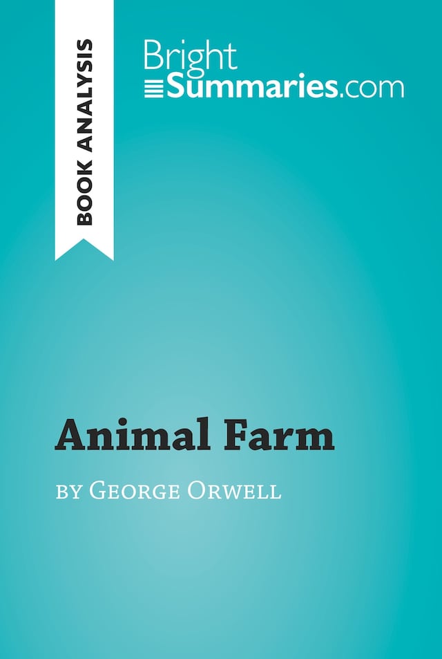 Boekomslag van Animal Farm by George Orwell (Book analysis)