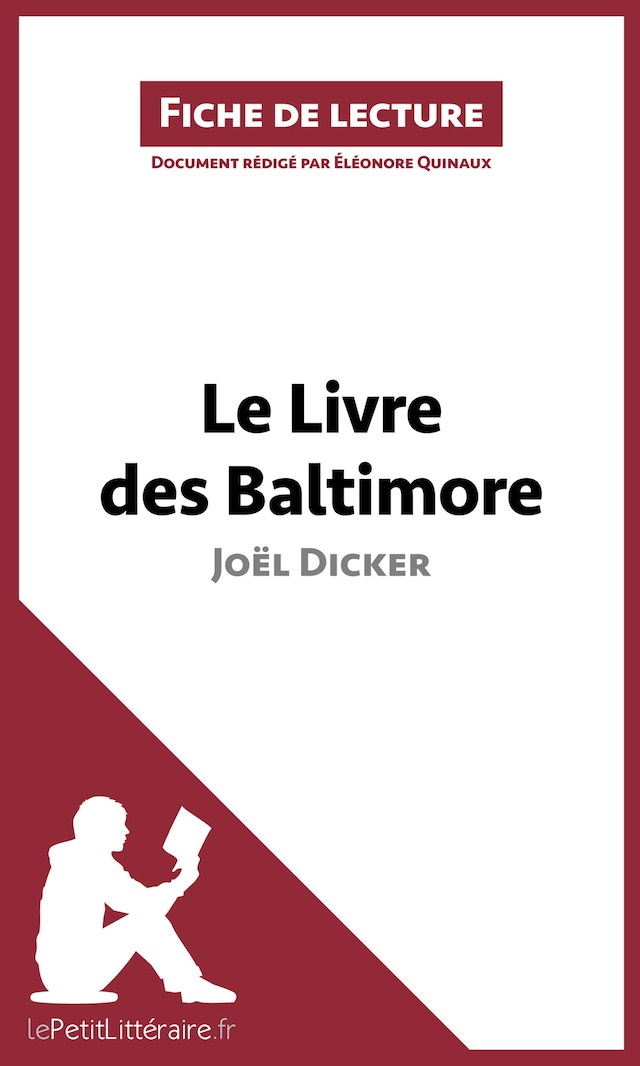 Book cover for Le Livre des Baltimore de Joël Dicker (Fiche de lecture)