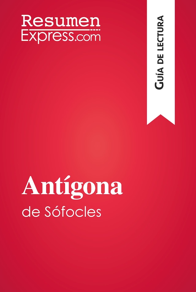 Book cover for Antígona de Sófocles (Guía de lectura)