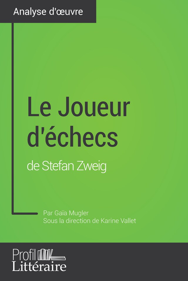 Bogomslag for Le Joueur d'échecs de Stefan Zweig (Analyse approfondie)