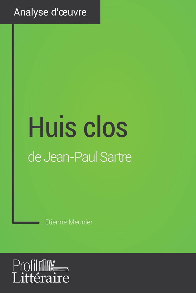 Bokomslag för Huis clos de Jean-Paul Sartre (Analyse approfondie)