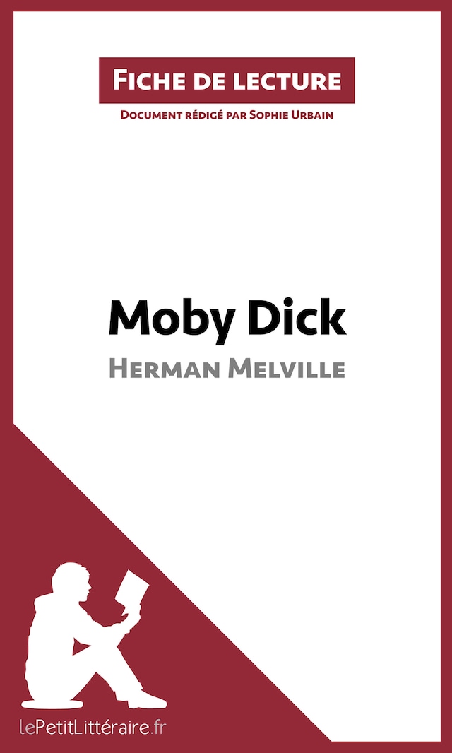 Okładka książki dla Moby Dick d'Herman Melville (Fiche de lecture)