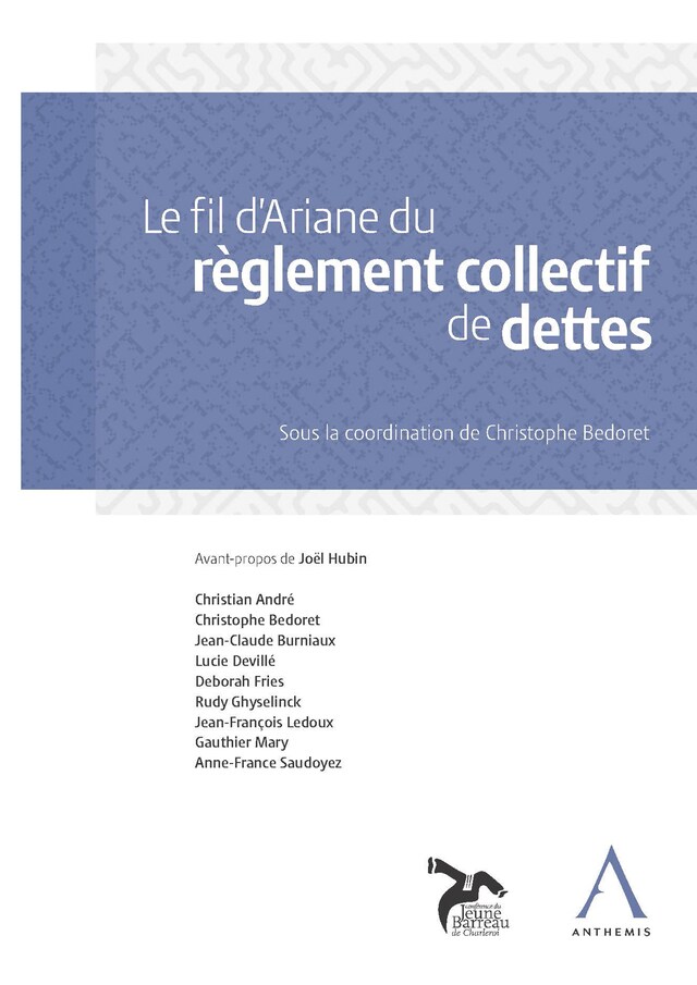Boekomslag van Le fil d'Ariane du règlement collectif de dettes