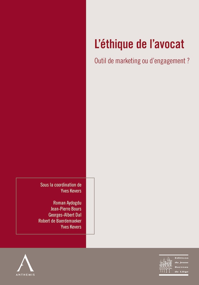 Couverture de livre pour L'éthique de l'avocat