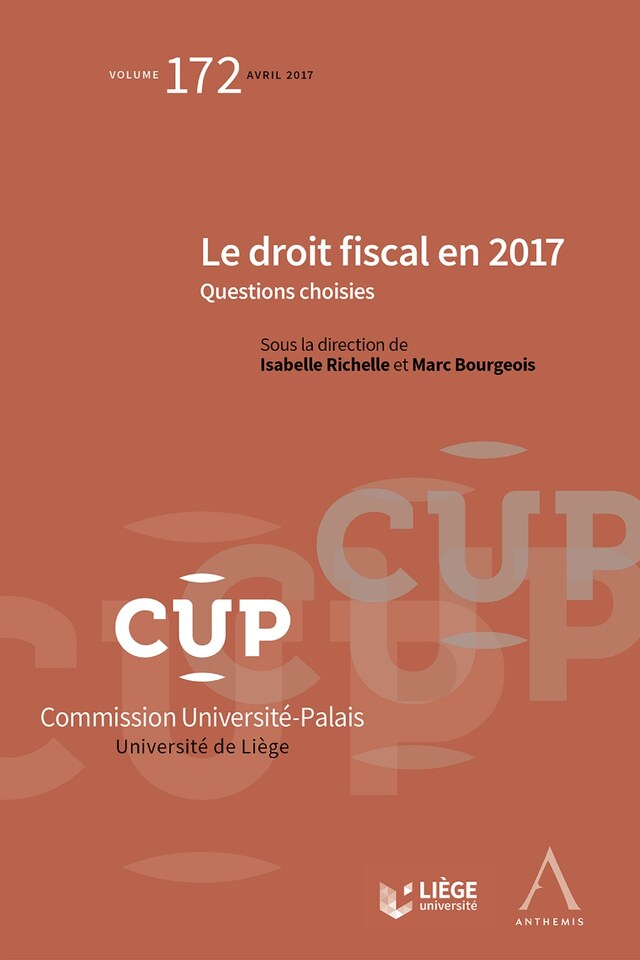 Couverture de livre pour Le droit fiscal en 2017