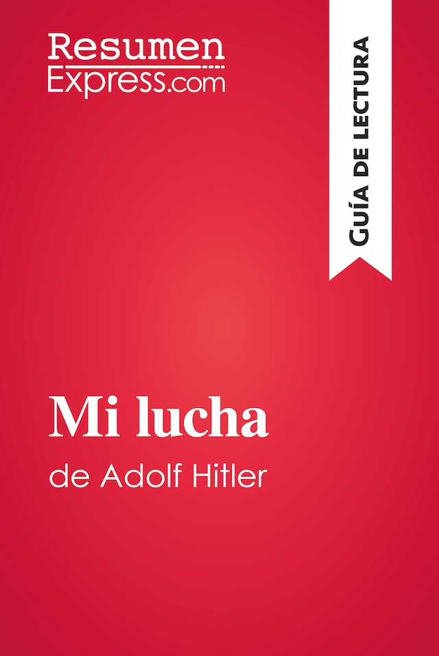 Book cover for Mi lucha de Adolf Hitler (Guía de lectura)